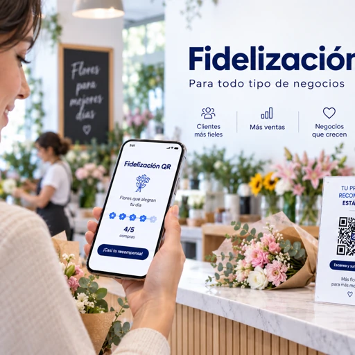 Fidelización QR para clientes y negocios